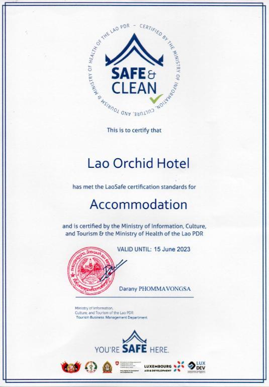 ויינטיאן Lao Orchid Hotel מראה חיצוני תמונה